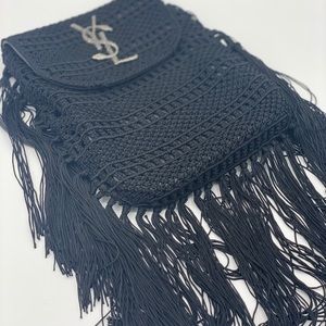 SAINT LAURENT FRINGE CROSSBODY